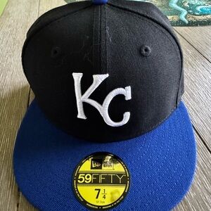 New Era Black and Blue KC Hat